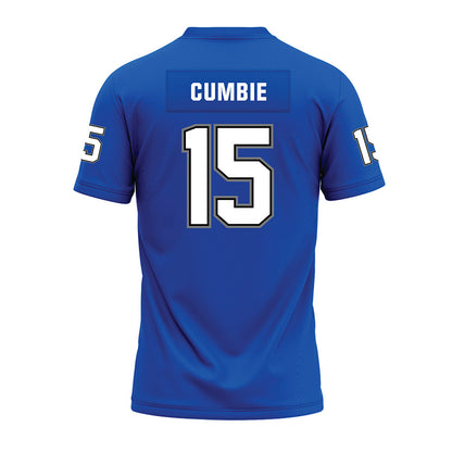 Buffalo - NCAA Football : Mason Cumbie - Blue Premium Football Jersey-1