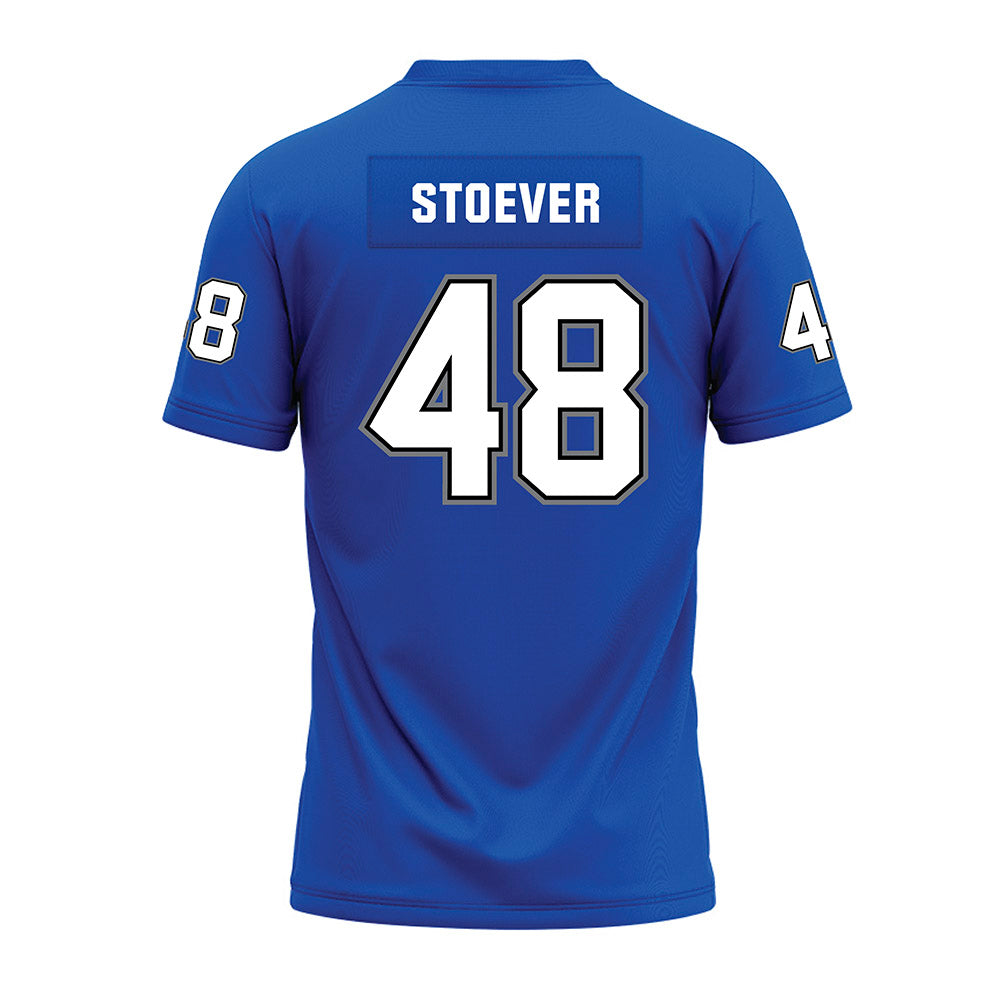 Buffalo - NCAA Football : Joseph Stoever - Blue Premium Football Jersey-1