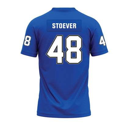 Buffalo - NCAA Football : Joseph Stoever - Blue Premium Football Jersey-1