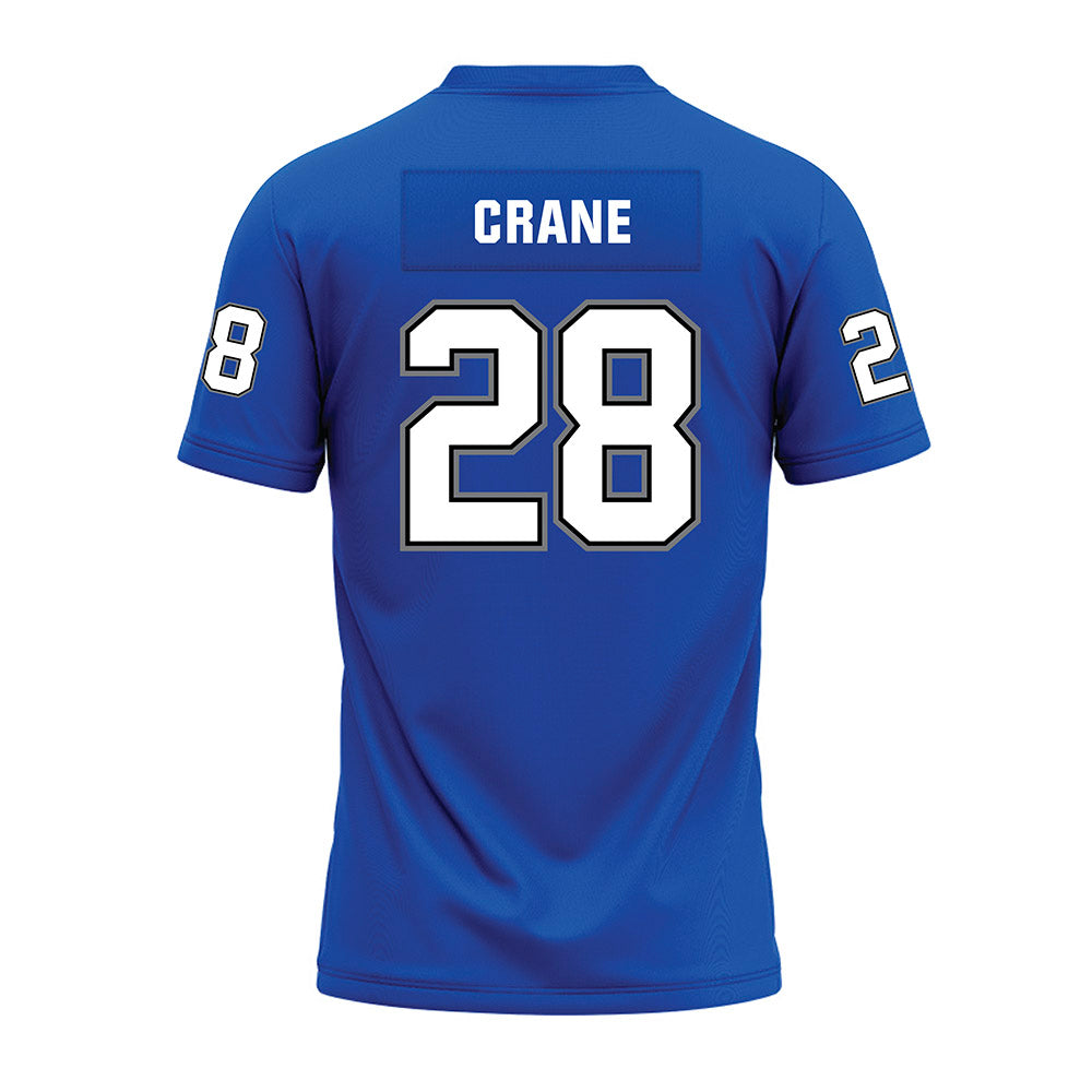 Buffalo - NCAA Football : Drayson Crane - Blue Premium Football Jersey-1