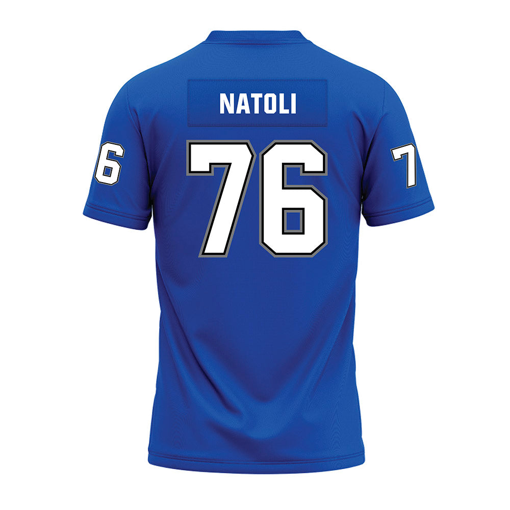 Buffalo - NCAA Football : Nathan Natoli - Blue Premium Football Jersey-1