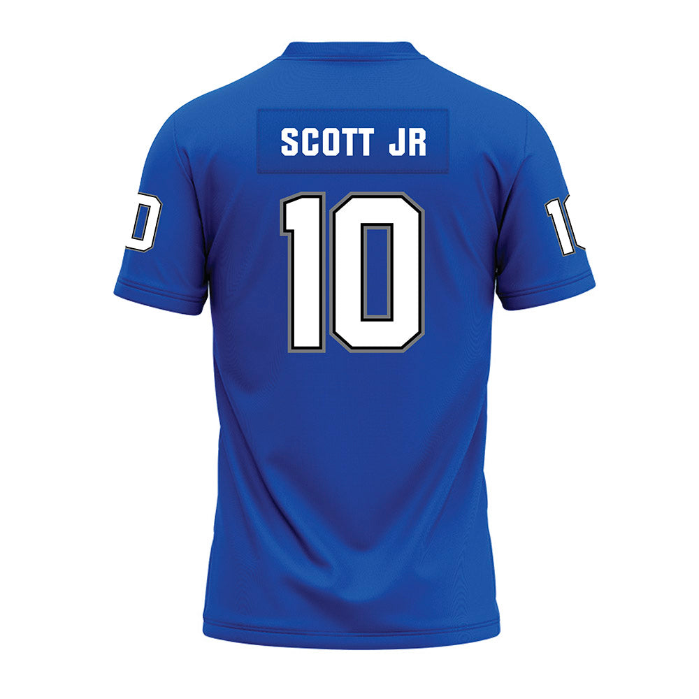 Buffalo - NCAA Football : Mark-Anthony Scott Jr - Blue Premium Football Jersey-1