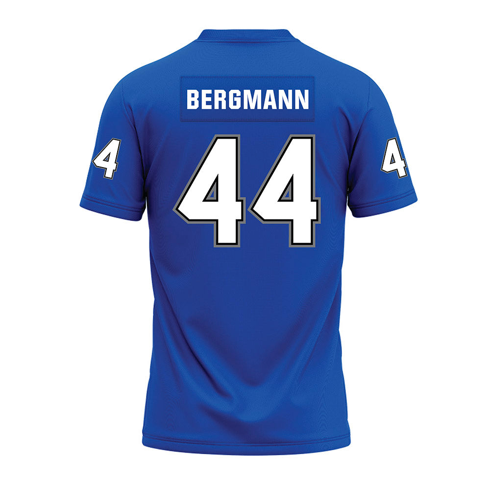 Buffalo - NCAA Football : Zach Bergmann - Blue Premium Football Jersey-1
