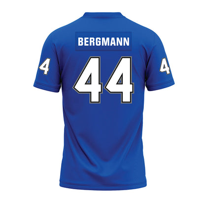 Buffalo - NCAA Football : Zach Bergmann - Blue Premium Football Jersey-1
