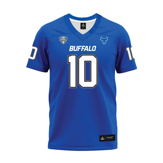 Buffalo - NCAA Football : Mark-Anthony Scott Jr - Blue Premium Football Jersey-0