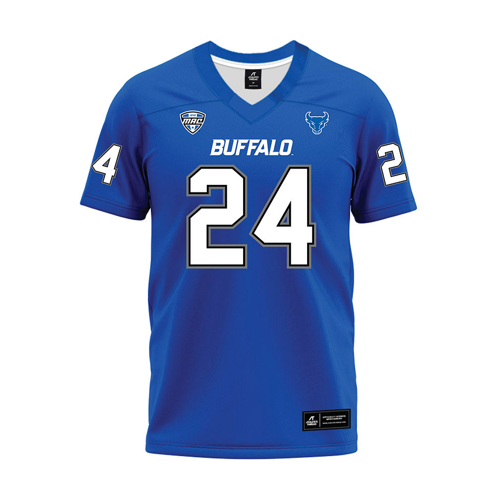 Buffalo - NCAA Football : Sayre Smothers - Blue Premium Football Jersey-0