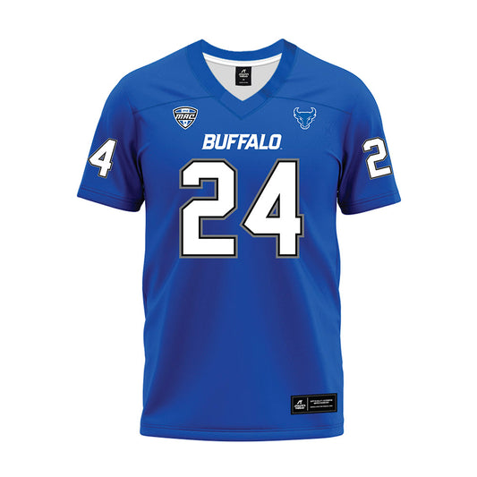 Buffalo - NCAA Football : Sayre Smothers - Blue Premium Football Jersey-0