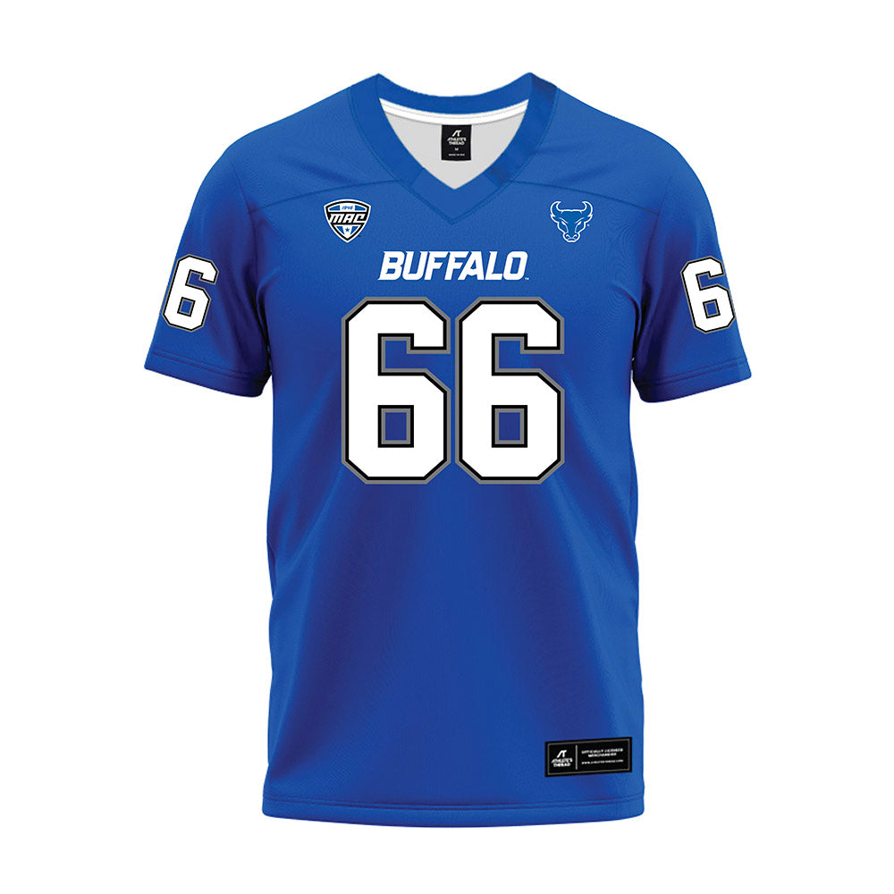 Buffalo - NCAA Football : William Reed - Blue Premium Football Jersey-0