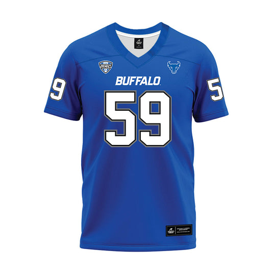 Buffalo - NCAA Football : Royce Rogers - Blue Premium Football Jersey-0