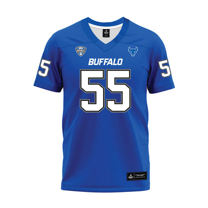Buffalo - NCAA Football : Thomas Barr - Blue Premium Football Jersey-0