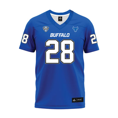 Buffalo - NCAA Football : Drayson Crane - Blue Premium Football Jersey-0