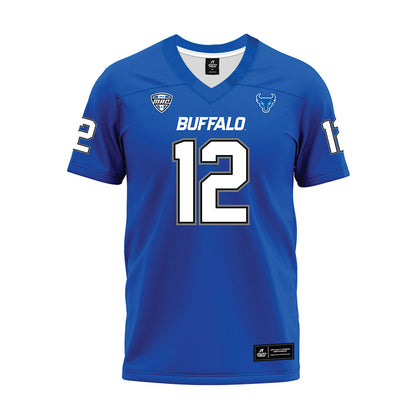 Buffalo - NCAA Football : Quran McNeill - Blue Premium Football Jersey-0