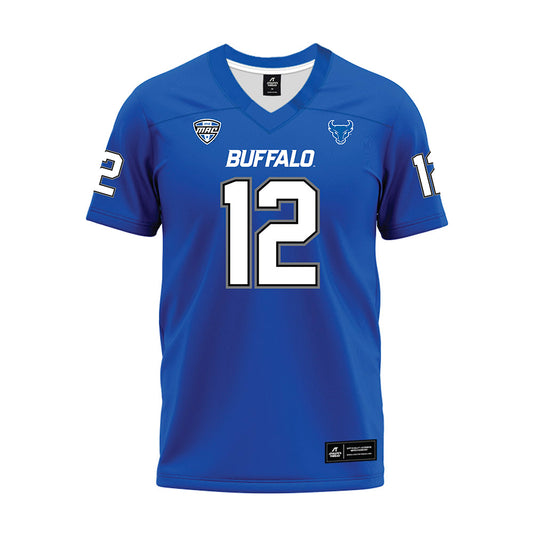 Buffalo - NCAA Football : Quran McNeill - Blue Premium Football Jersey-0