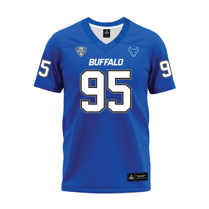 Buffalo - NCAA Football : Stantavious Smith - Blue Premium Football Jersey-0