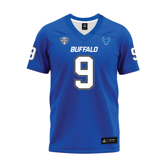 Buffalo - NCAA Football : Trey Jones III - Blue Premium Football Jersey-0