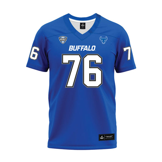 Buffalo - NCAA Football : Nathan Natoli - Blue Premium Football Jersey-0