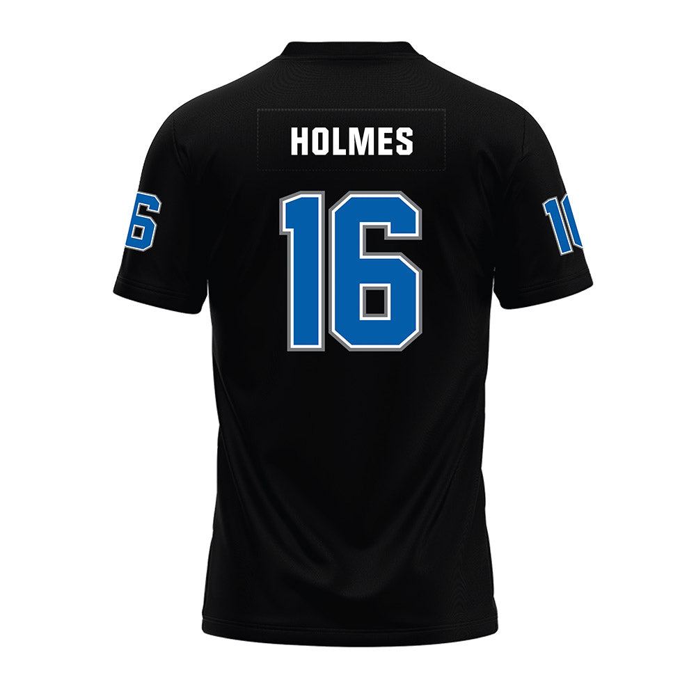 Buffalo - NCAA Football : Elijah Holmes - Black Premium Football Jersey-1