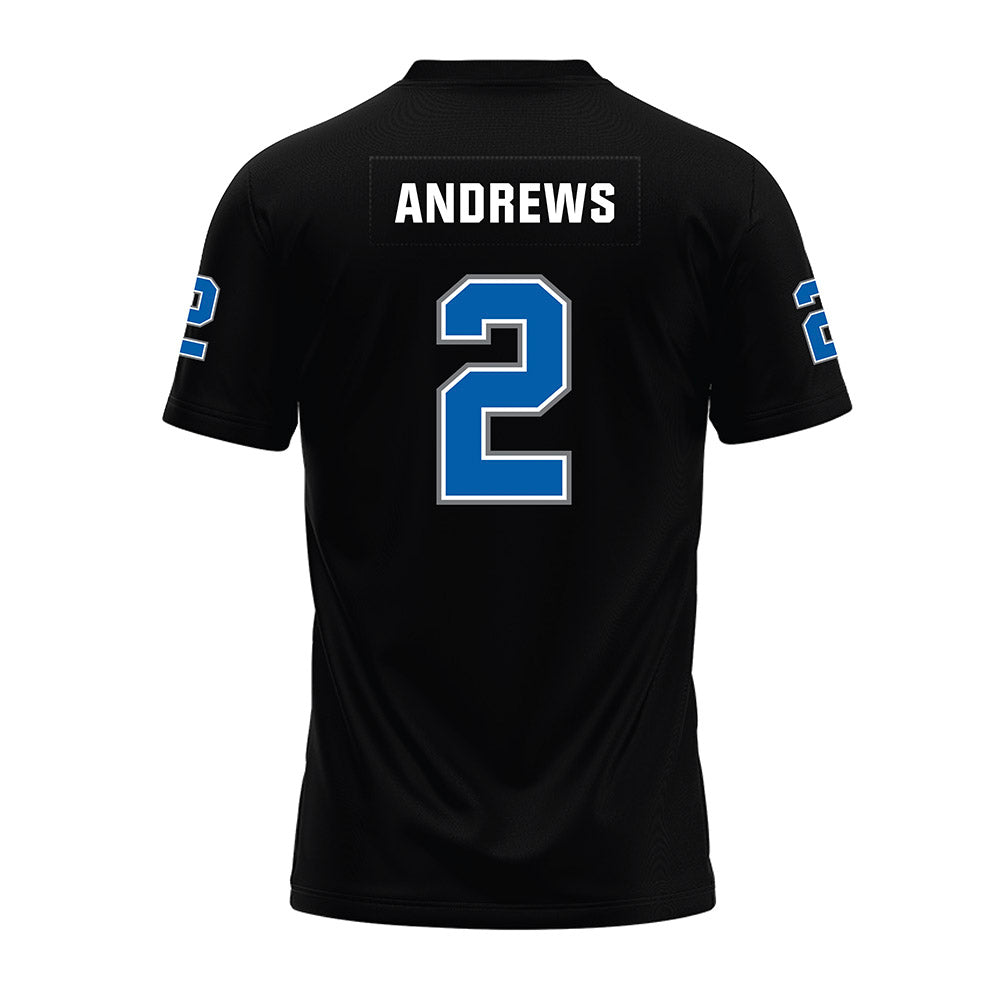 Buffalo - NCAA Football : Jaylen Andrews - Black Premium Football Jersey-1