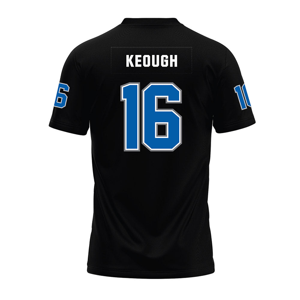 Buffalo - NCAA Football : John Keough - Black Premium Football Jersey