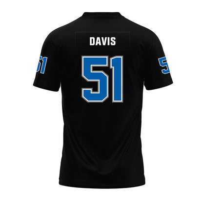 Buffalo - NCAA Football : Tyrone Davis - Black Premium Football Jersey-1