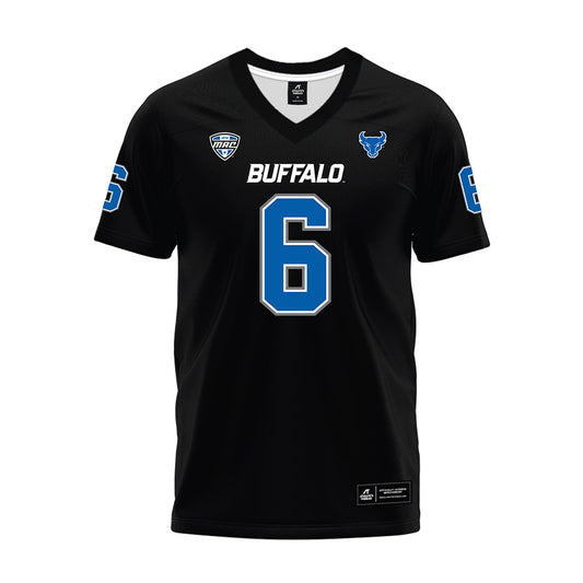 Buffalo - NCAA Football : Chance Morrow - Black Premium Football Jersey