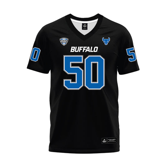 Buffalo - NCAA Football : Zachary Pettitt - Black Premium Football Jersey-0