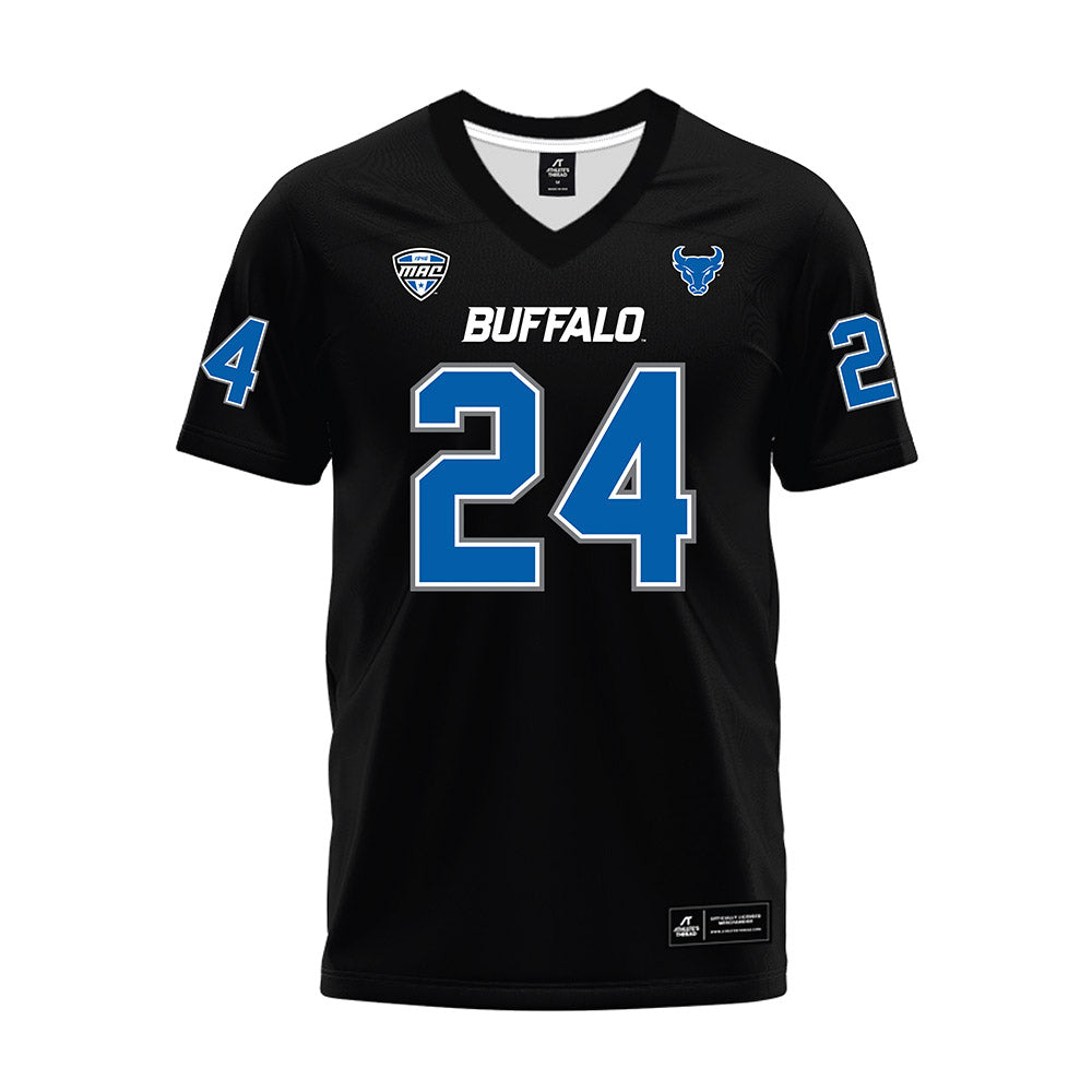 Buffalo - NCAA Football : James McNeil Jr - Black Premium Football Jersey-0