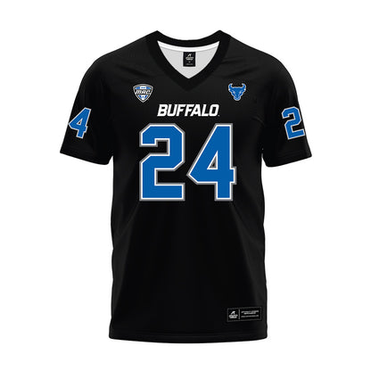 Buffalo - NCAA Football : James McNeil Jr - Black Premium Football Jersey-0