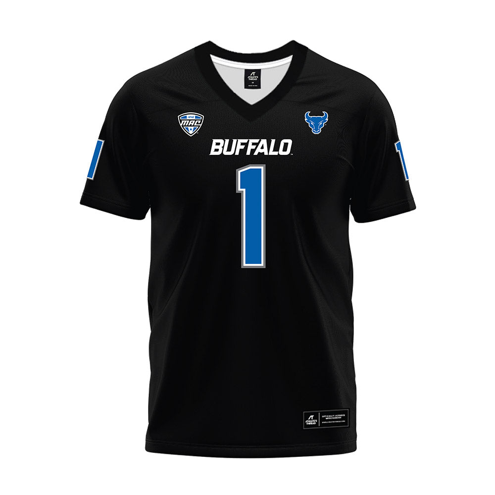 Buffalo - NCAA Football : Saveon Brown - Black Premium Football Jersey-0