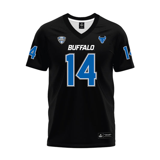 Buffalo - NCAA Football : Mikey Crawford - Black Premium Football Jersey