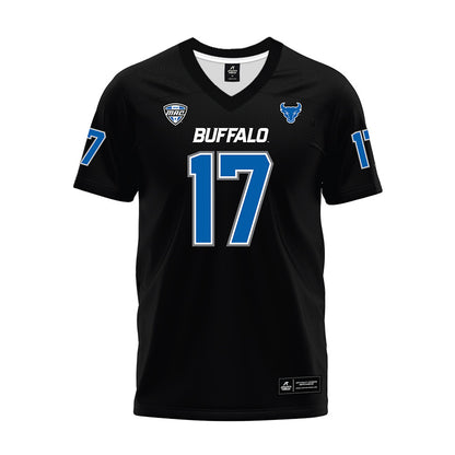 Buffalo - NCAA Football : Logan Goodwin - Black Premium Football Jersey-0