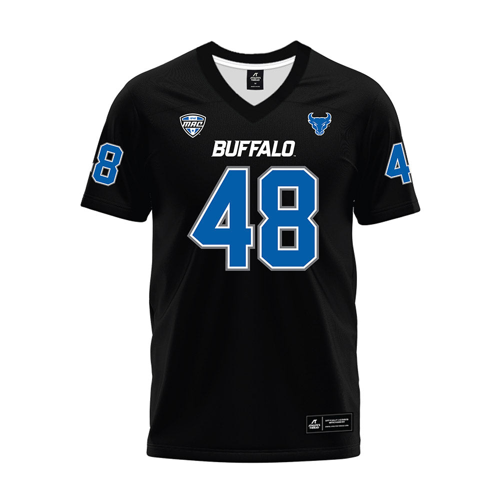 Buffalo - NCAA Football : Joseph Stoever - Black Premium Football Jersey-0