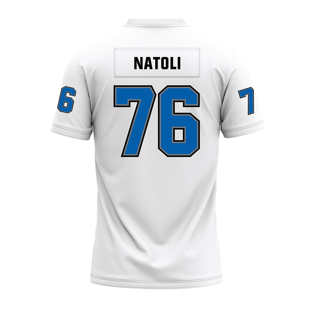 Buffalo - NCAA Football : Nathan Natoli - White Premium Football Jersey-1