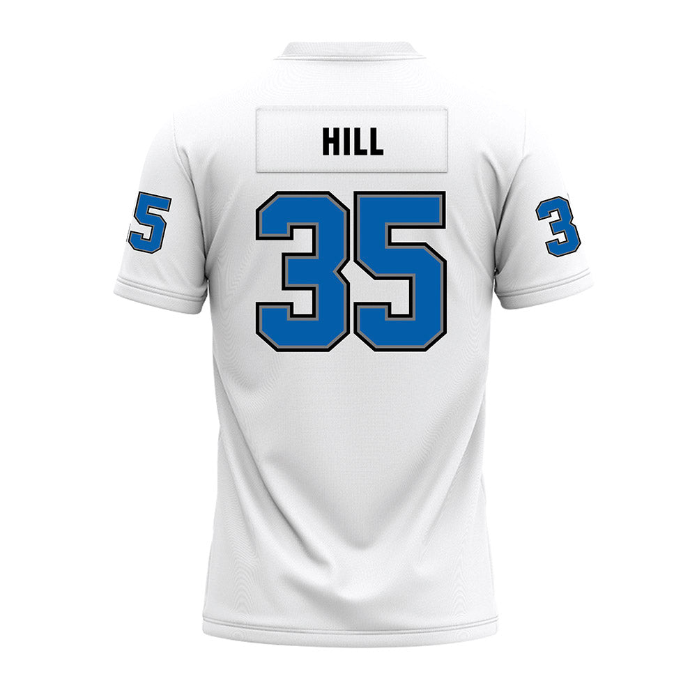 Buffalo - NCAA Football : George Hill - White Premium Football Jersey-1