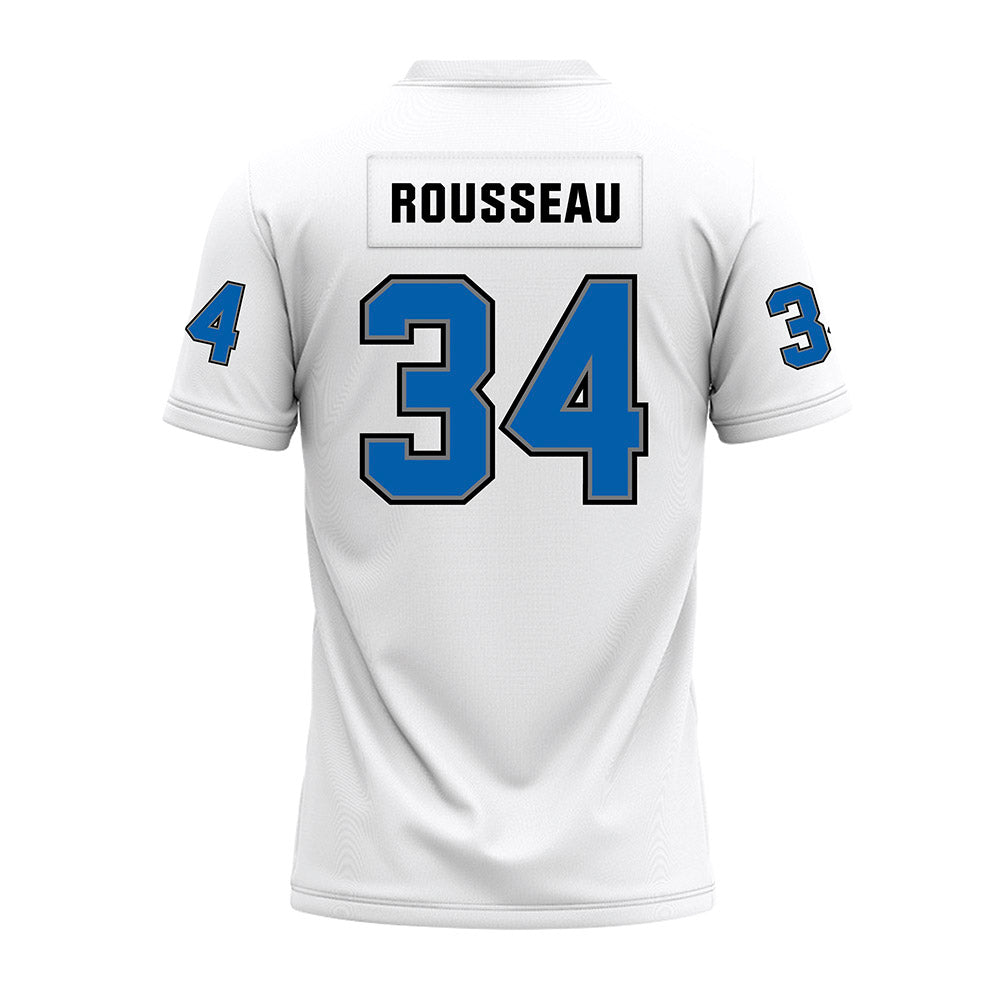 Buffalo - NCAA Football : Jonathan Rousseau - White Premium Football Jersey-1