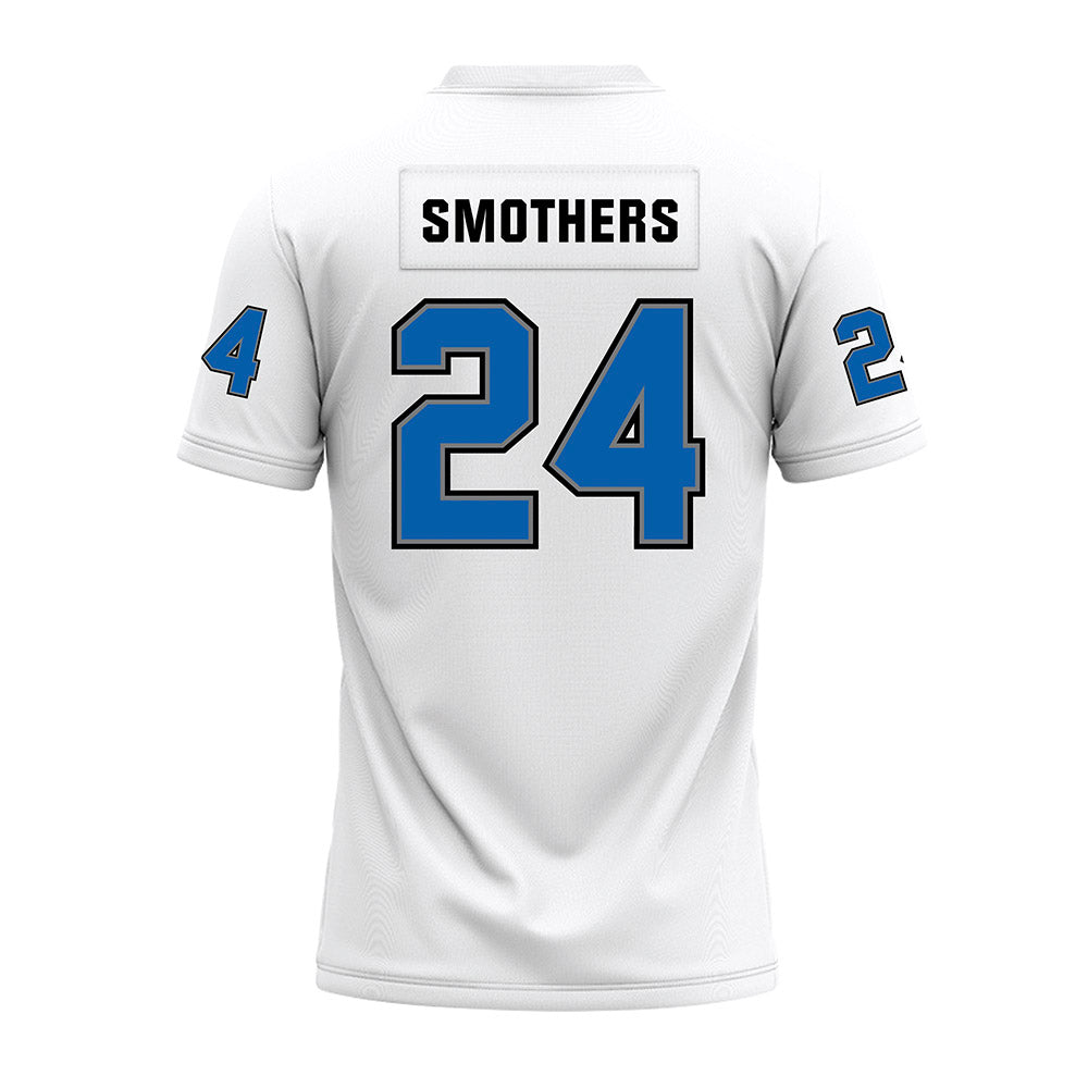 Buffalo - NCAA Football : Sayre Smothers - White Premium Football Jersey-1