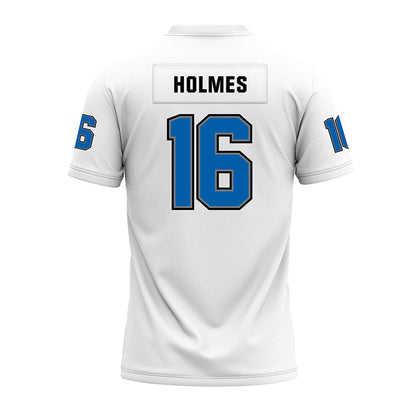 Buffalo - NCAA Football : Elijah Holmes - White Premium Football Jersey-1