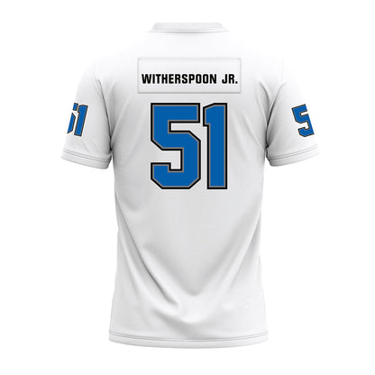 Buffalo - NCAA Football : Anwar Witherspoon Jr. - White Premium Football Jersey-1