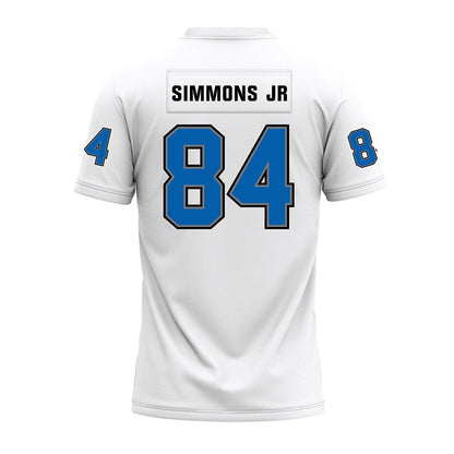 Buffalo - NCAA Football : Tyrell Simmons Jr - White Premium Football Jersey-1