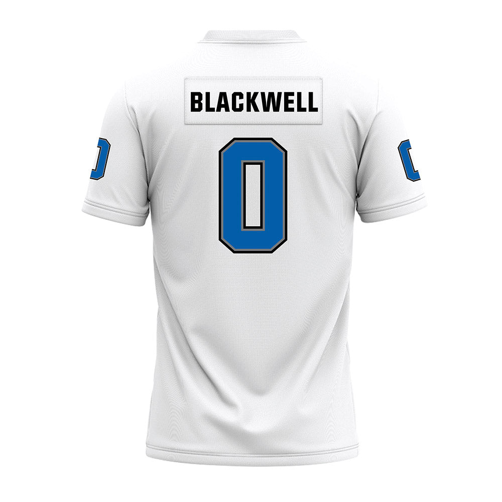 Buffalo - NCAA Football : Kobi Blackwell - White Premium Football Jersey-1