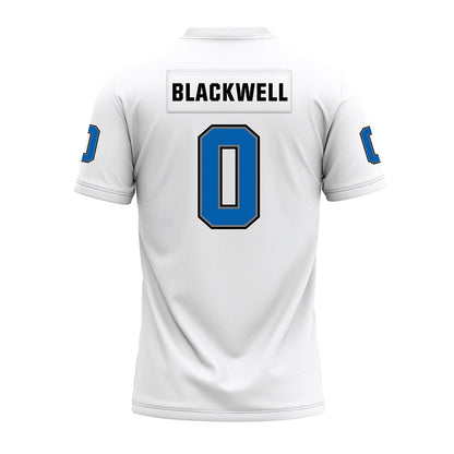 Buffalo - NCAA Football : Kobi Blackwell - White Premium Football Jersey-1