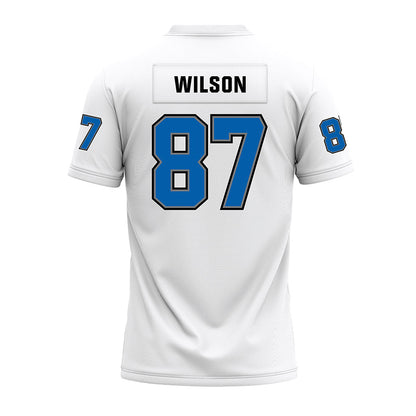 Buffalo - NCAA Football : Trevor Wilson - White Premium Football Jersey-1