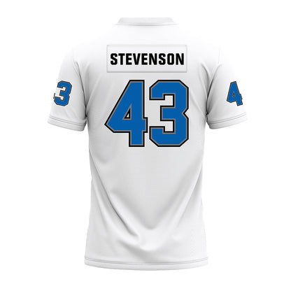 Buffalo - NCAA Football : Xair Stevenson - White Premium Football Jersey-1