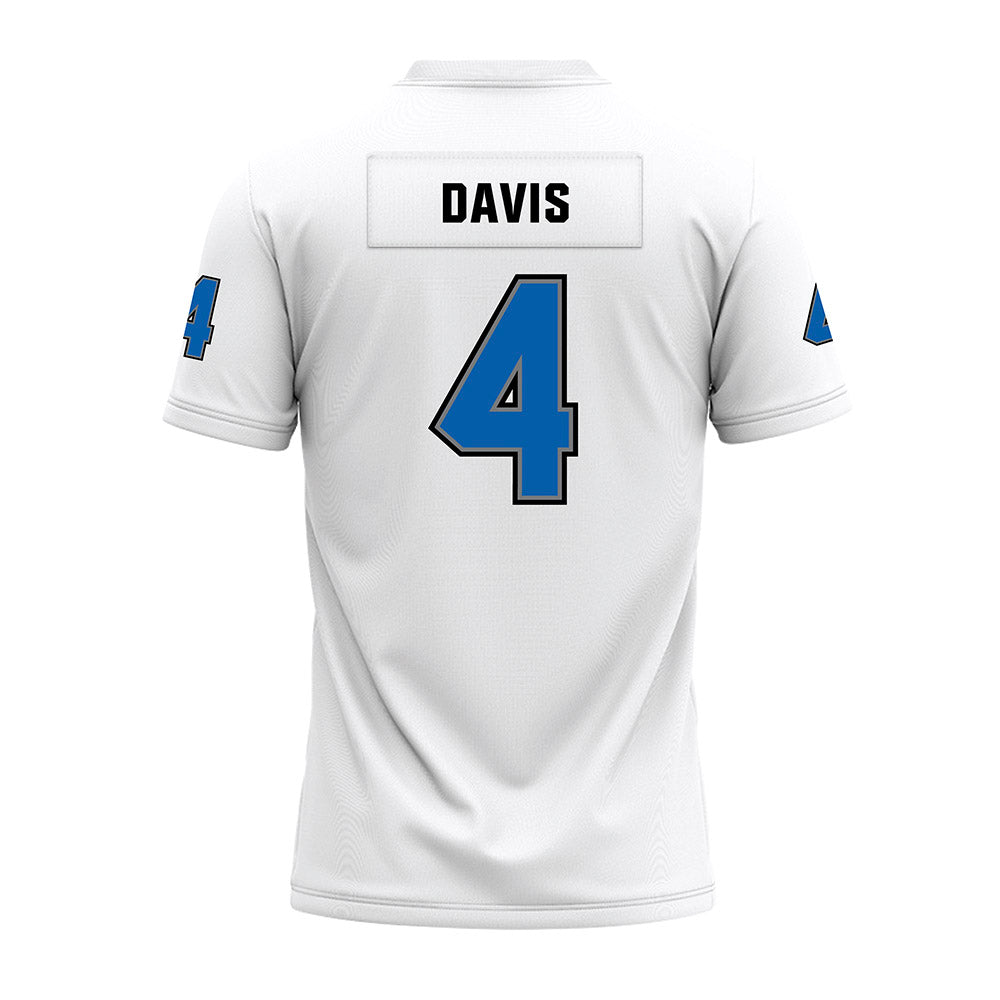 Buffalo - NCAA Football : Ronnell Davis - White Premium Football Jersey-1