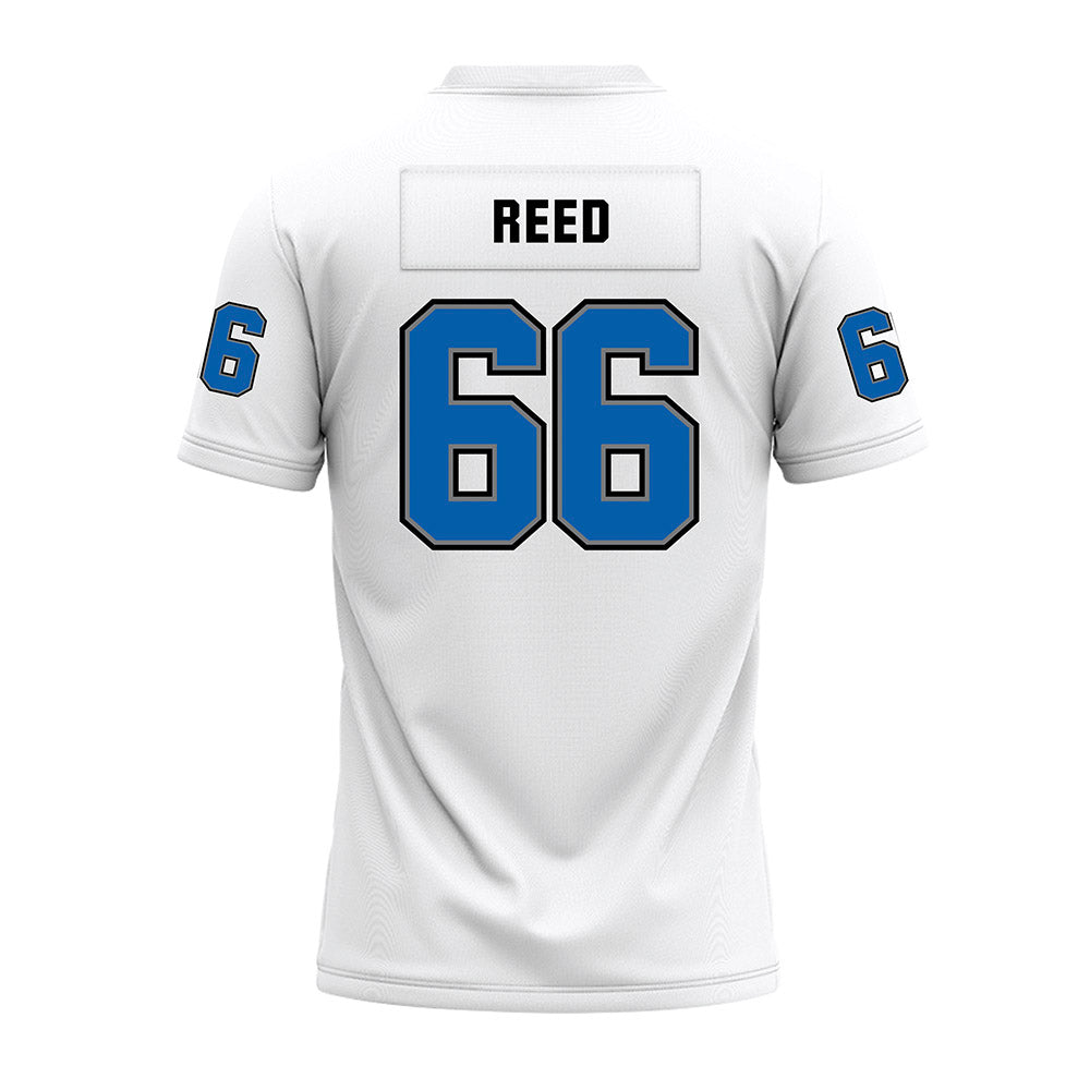 Buffalo - NCAA Football : William Reed - White Premium Football Jersey-1