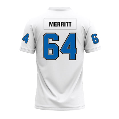 Buffalo - NCAA Football : Jake Merritt - White Premium Football Jersey-1