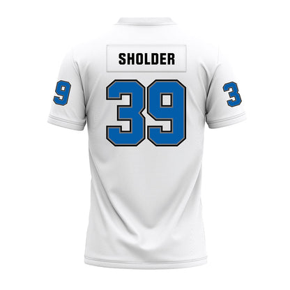 Buffalo - NCAA Football : Blake Sholder - White Premium Football Jersey-1