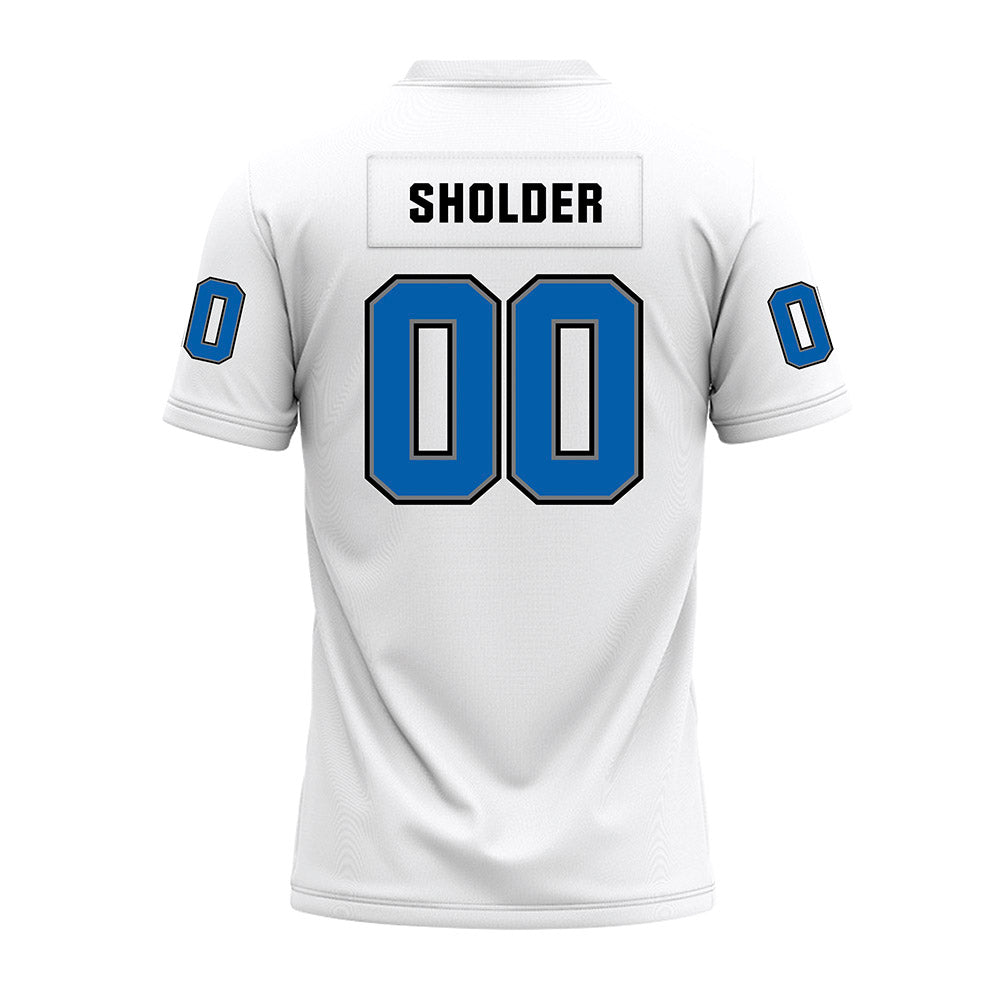 Buffalo - NCAA Football : Blake Sholder - White Premium Football Jersey-1