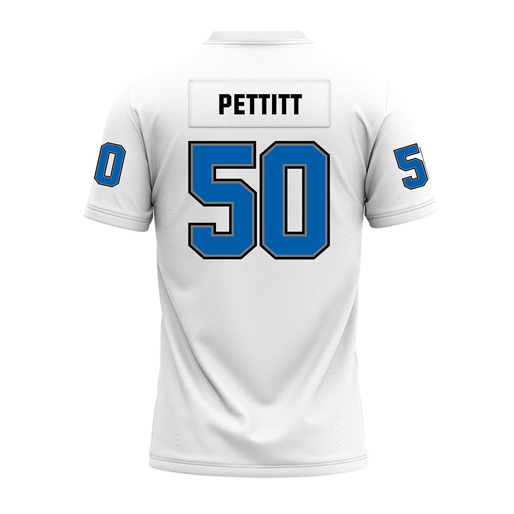 Buffalo - NCAA Football : Zach Pettitt - White Premium Football Jersey-1