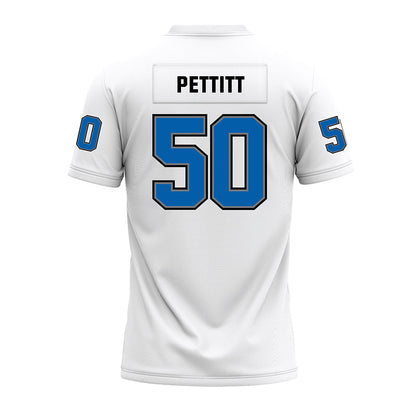 Buffalo - NCAA Football : Zach Pettitt - White Premium Football Jersey-1